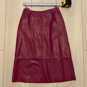 Banana Republic 💯 Leather Skirt